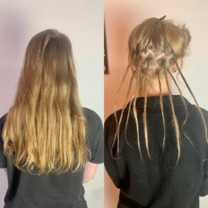 Unterhaar Dreadlocks erstellt von Dreadline